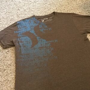 Brown Hurley t shirt